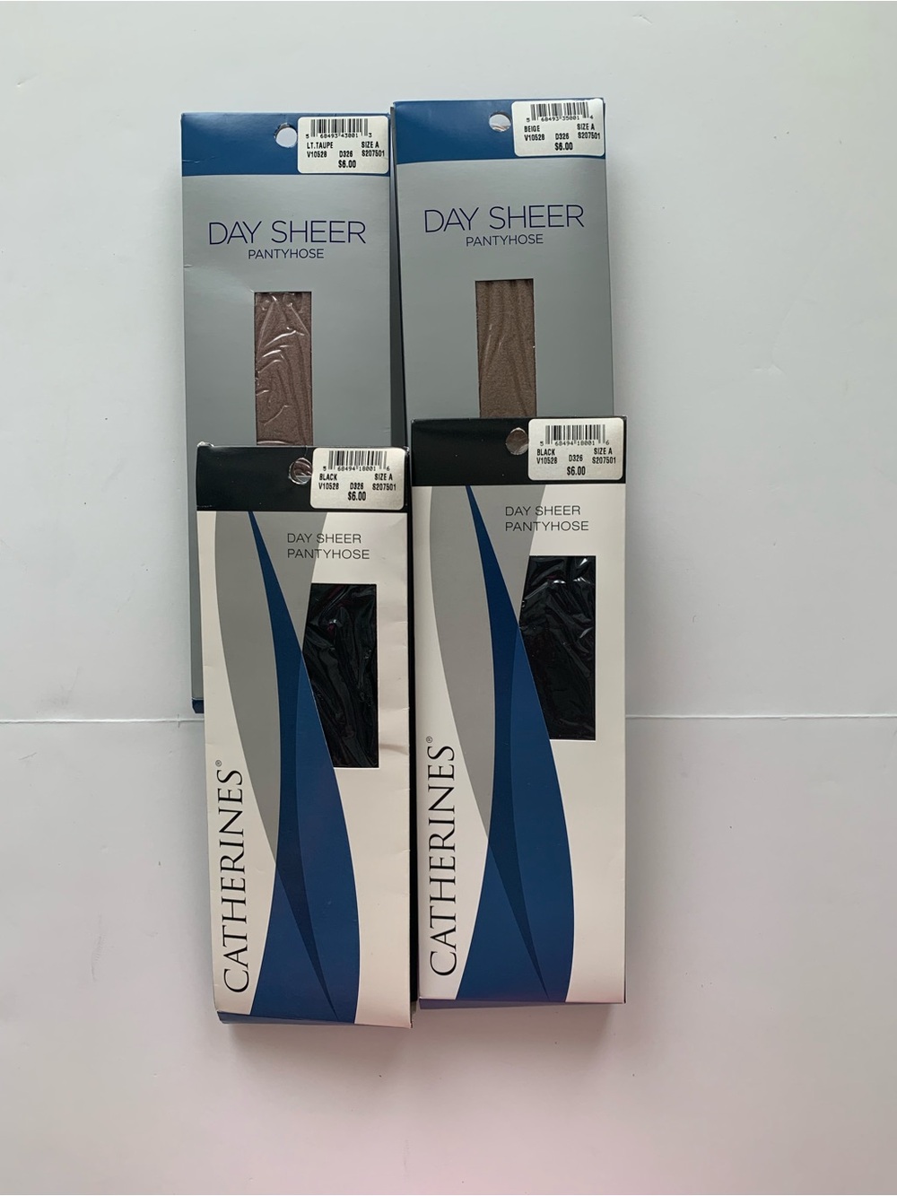 Bundle of 13 Catherines Pantyhose NWT Beige, Black & White SizeA (Plus Size) - Picture 8 of 10